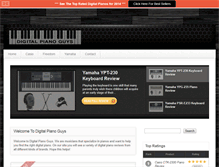 Tablet Screenshot of digitalpianoguys.com